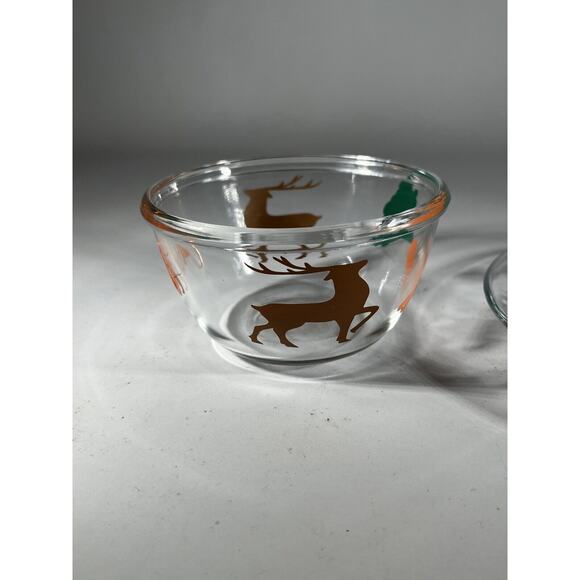 Christmas Glass Cookies For Santa Plate Carrots For Reindeer Bowl Clear Dishes - Picture 6 of 16